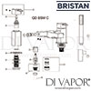 Bristan Quadrato Bath Shower Mixer Spares